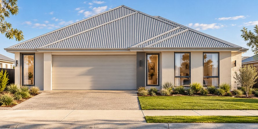 Artist's impression of Dual Living 2, a dual living home design