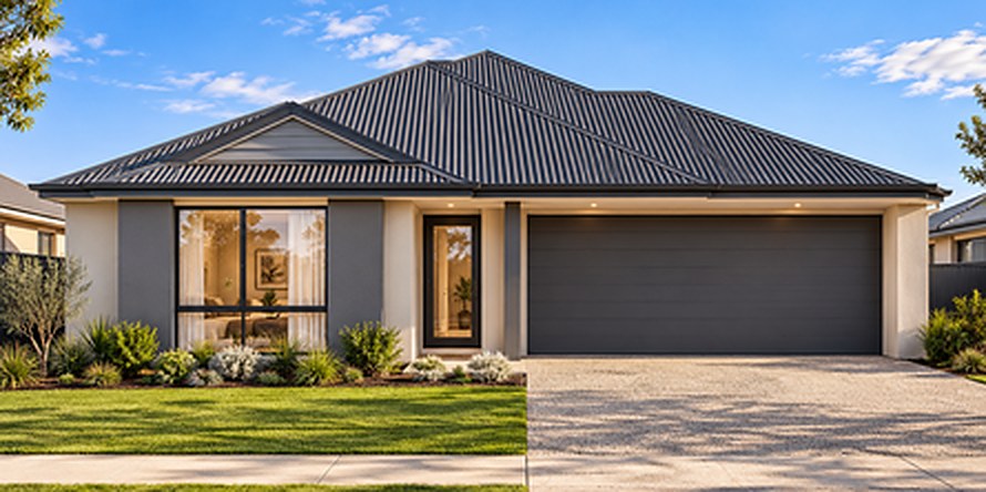 Artist's impression of The Aspen, a dual living home design