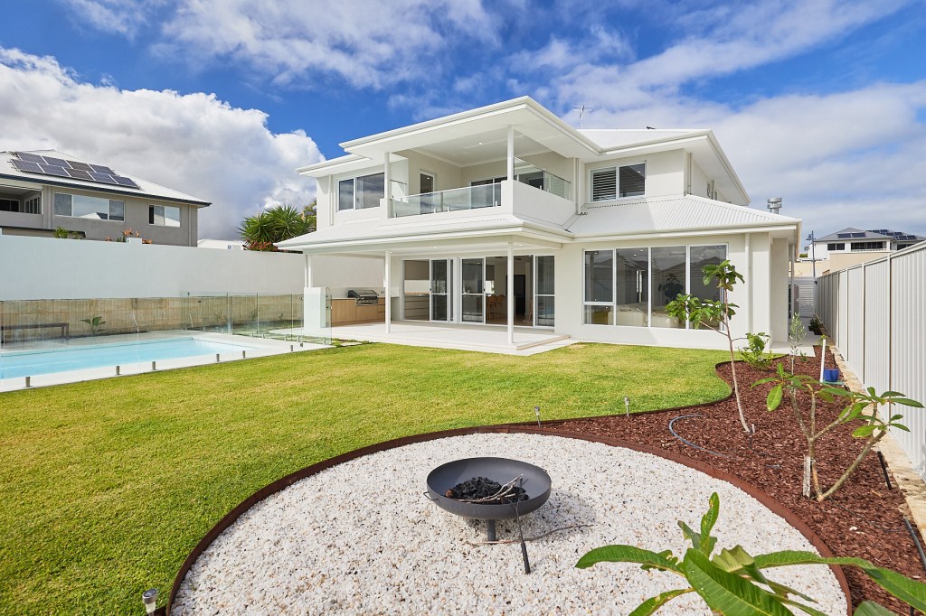 Backyard and pool