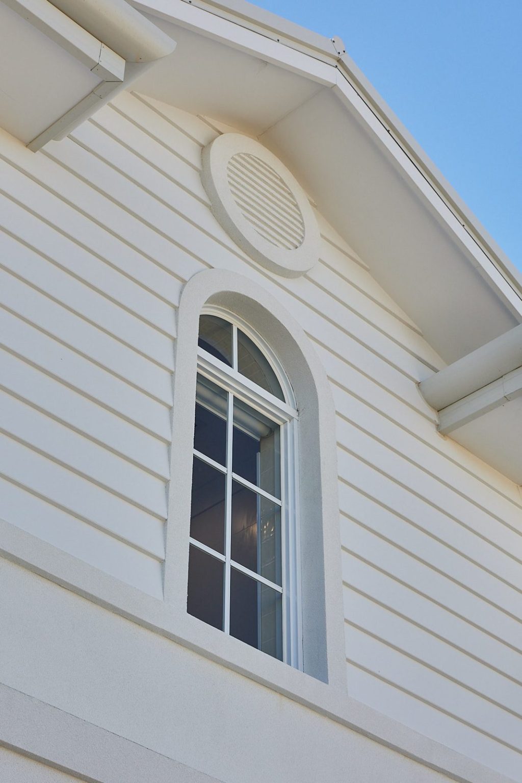 Arched window detail