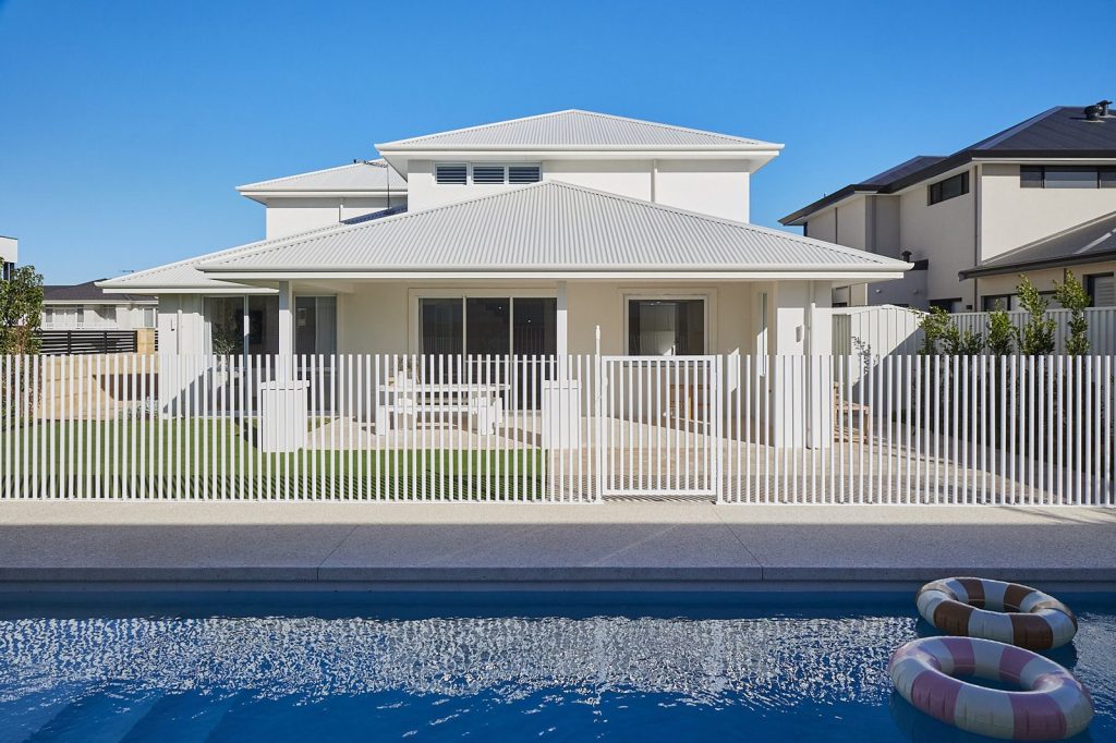Pool and home