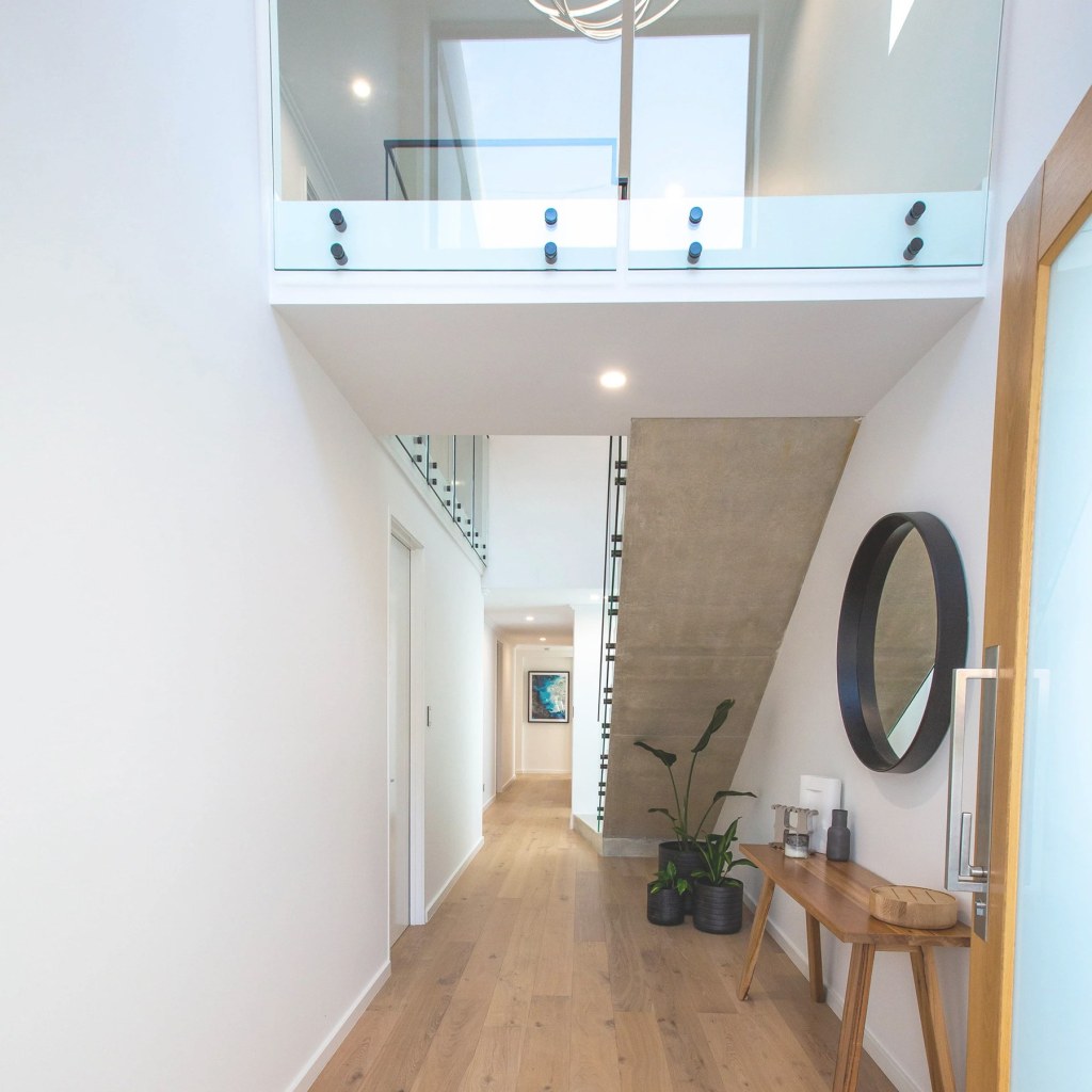 Double-height entry void