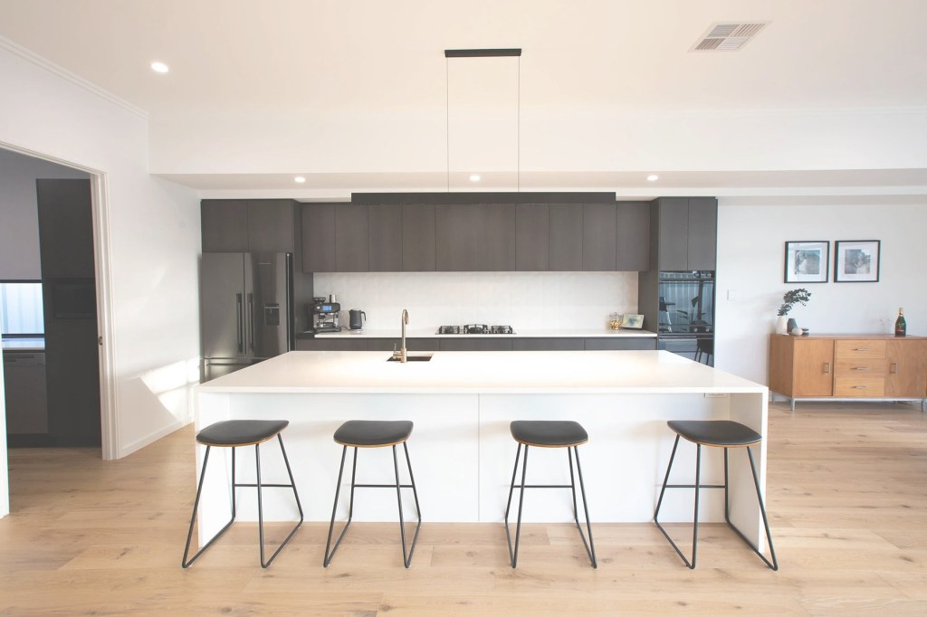 Kitchen in a new Perth home